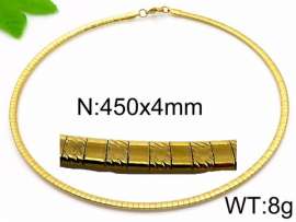 SS Gold-Plating Necklace