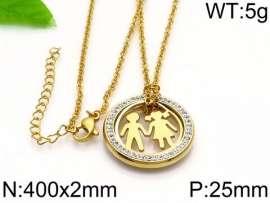 Stainless Steel Stone Necklace