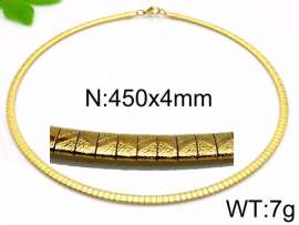 SS Gold-Plating Necklace