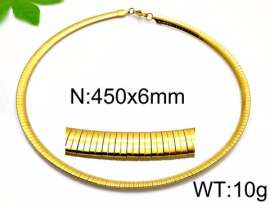 SS Gold-Plating Necklace