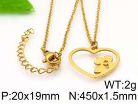 SS Gold-Plating Necklace