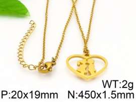 SS Gold-Plating Necklace