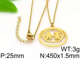 SS Gold-Plating Necklace