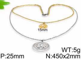 SS Gold-Plating Necklace