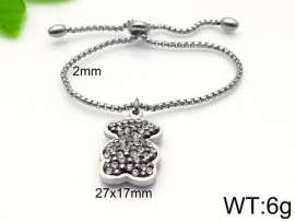 Stainless Steel Stone Bracelet