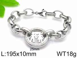 Stainless Steel Stone Bracelet