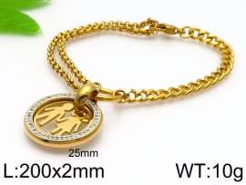 Stainless Steel Stone Bracelet