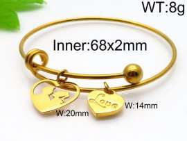 Stainless Steel Gold-plating Bangle