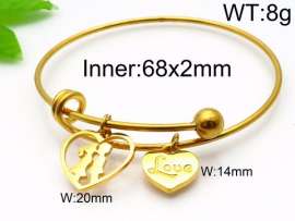 Stainless Steel Gold-plating Bangle