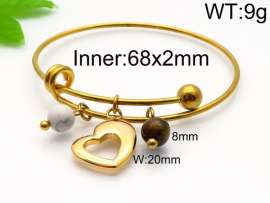 Stainless Steel Gold-plating Bangle