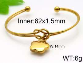 Stainless Steel Gold-plating Bangle