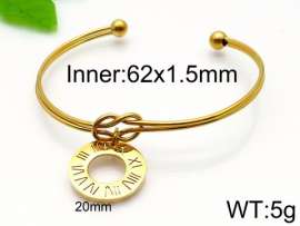 Stainless Steel Gold-plating Bangle