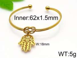 Stainless Steel Gold-plating Bangle