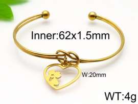 Stainless Steel Gold-plating Bangle