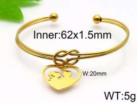 Stainless Steel Gold-plating Bangle