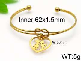 Stainless Steel Gold-plating Bangle