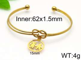 Stainless Steel Gold-plating Bangle