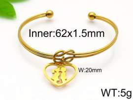 Stainless Steel Gold-plating Bangle