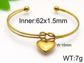 Stainless Steel Gold-plating Bangle