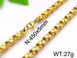 SS Gold-Plating Necklace