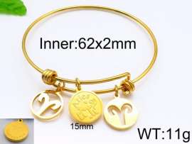 Stainless Steel Gold-plating Bangle