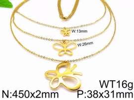 SS Gold-Plating Necklace
