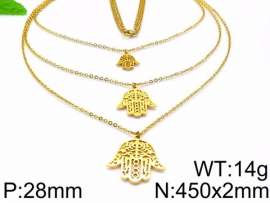 SS Gold-Plating Necklace