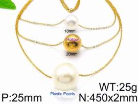 SS Gold-Plating Necklace