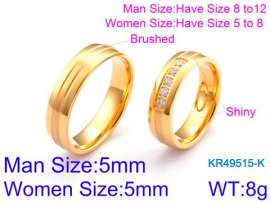 Stainless Steel Lover Ring