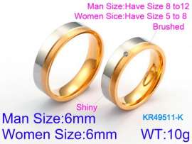 Stainless Steel Lover Ring