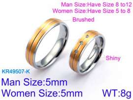 Stainless Steel Lover Ring