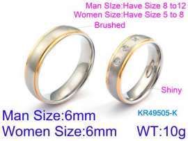 Stainless Steel Lover Ring