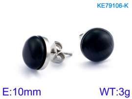 Stainless Steel Stone&Crystal Earring