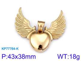 Stainless Steel Gold-plating Pendant
