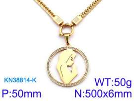 SS Gold-Plating Necklace