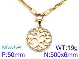 SS Gold-Plating Necklace