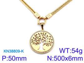 SS Gold-Plating Necklace