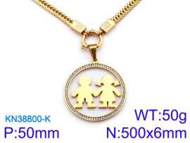 SS Gold-Plating Necklace