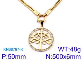 SS Gold-Plating Necklace