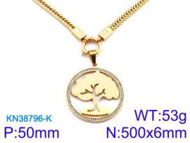 SS Gold-Plating Necklace