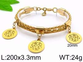 Stainless Steel Gold-plating Bracelet