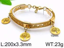 Stainless Steel Gold-plating Bracelet