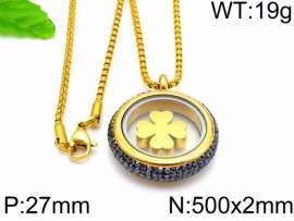 Stainless Steel Stone Necklace