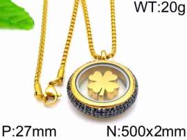 Stainless Steel Stone Necklace