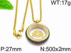 Stainless Steel Stone Necklace