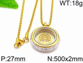 Stainless Steel Stone Necklace