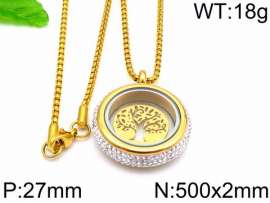 Stainless Steel Stone Necklace