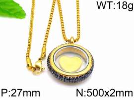Stainless Steel Stone Necklace