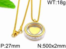 Stainless Steel Stone Necklace