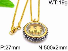 Stainless Steel Stone Necklace